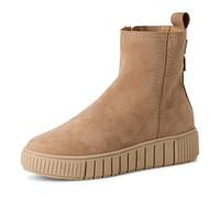 Tamaris Donna Stiefelette Leder Wechselfußbett, Camel, 40 EU