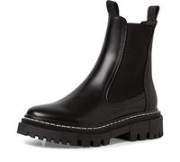 Tamaris Donna Stivaletti, Signora Stivaletti Chelsea,bottini,Soletta Removibile,Stivaletto Slip-on,Piatto,Boots,Stivaletti,Black,39 EU