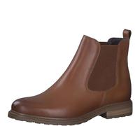 Tamaris Donna Stivaletti, Signora Stivaletti Chelsea,bottini,Stivaletto Slip-on,Boots,Stivaletti,Stivaletto,Piatto,Nut Leather,41 EU