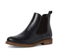 Tamaris Donna Stivaletti, Signora Stivaletti Chelsea,bottini,Stivaletto Slip-on,Boots,Stivaletti,Stivaletto,Piatto,Navy Leather,39 EU
