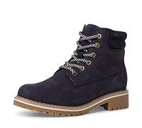 Tamaris Donna Stivali, Signora Stivali Allacciati,Soletta Removibile,DUOtex,Impermeabile,Stivali Allacciati,Stivaletti,Navy,39 EU