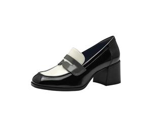 Tamaris Donna Trotteur Blockabsatz Bequem, Olive Combined, 38 EU