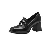Tamaris Donna Trotteur Leder Bequem, Black, 39 EU