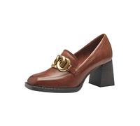 Tamaris Donna Trotteur Leder Bequem, Cognac, 41 EU