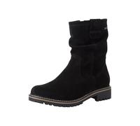 Tamaris Donna Warmfutter Stiefel Leder, Blockabsatz Duo-Tex, Black, 38 EU