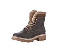 Tamaris Donna Warmfutter Stiefel Leder, Blockabsatz Duo-Tex, Mocca, 37 EU