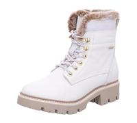 Tamaris Donna Warmfutter Stiefel Leder, Blockabsatz Duo-Tex, Offwhite, 38 EU