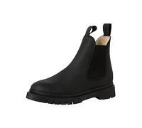 TAMARIS Donna Warmfutter Stiefel Leder Blockabsatz Wechselfußbett, Black, 40 EU