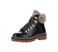 Tamaris Donna Warmfutter Stiefel Vegan, Black Croco, 41 EU