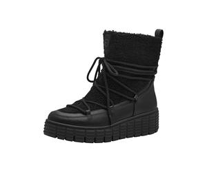 Tamaris Donna Warmfutter Stiefel Vegan, Black Uni, 40 EU
