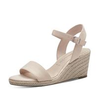 Tamaris Donna Wedge Textil, Nude, 38 EU