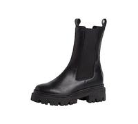Tamaris donna Stivaletti, signora Stivaletti Chelsea,bottini,soletta removibile,boots,stivaletti,stivaletto slip-on,alto,BLACK LEATHER,36 EU