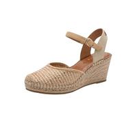 Tamaris espadrillas da donna con zeppa metallico 39 EU