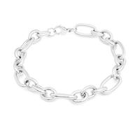 Tamaris gioielli per donna in acciaio inossidabile, Chunky Glieder Armbänder in elegantem & coolen Look, wasserfest, argento