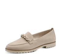Tamaris Loafer da donna basso in pelle beige 38 EU