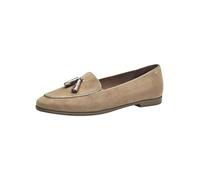 Tamaris Loafer da donna basso in pelle beige 38 EU