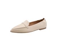 Tamaris Loafer da donna basso in pelle beige 42 EU