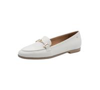 Tamaris Loafer da donna basso in pelle bianco 41 EU