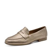 Tamaris Loafer da donna basso in pelle metallico 36 EU