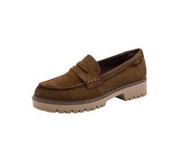 Tamaris Loafer da Donna Piatto, Marrone (Cognac), 37