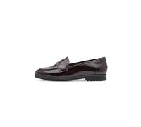 Tamaris Loafer da Donna Piatto, Marrone (Mocca Patent), 41
