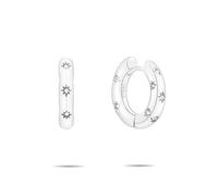 Tamaris Orecchini a cerchio da donna TJ-0648-E-18 in acciaio inox color argento