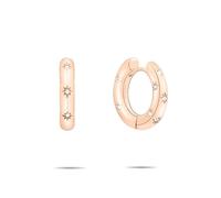 Tamaris Orecchini a cerchio da donna TJ-0650-E-18 in acciaio inox IP oro rosa