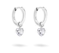 Tamaris Orecchini a cerchio TJ-0366-E-16, 1,6, Acciaio inossidabile, Zirconia cubica