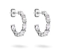 Tamaris Orecchini a cerchio TJ-0399-E-20 Argento, 2,0, Acciaio inossidabile, zirconia cubica