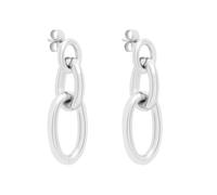 Tamaris Orecchini - Orecchini in acciaio inox dal look chunky - Argento - 3,3 cm - Impermeabile e delicato sulla pelle