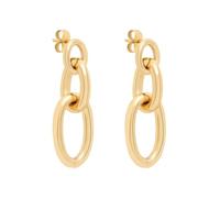 Tamaris Orecchini - Orecchini in acciaio inox dal look chunky - Oro IP - 3,3 cm - Impermeabile e delicato sulla pelle