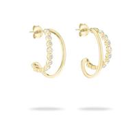 Tamaris orecchino a cerchio TJ-0610-E-21 925er argento IP oro