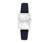 Tamaris orologio da donna - Elegante donna orologio da polso con schmalem Lederarmband - argento e Blu