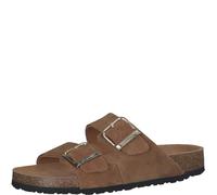 Tamaris pantolette con plantare da donna in pelle piatte marrone 36 EU