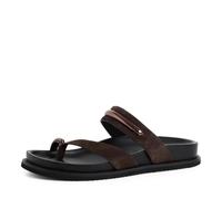 Tamaris pantolette con plantare da donna in pelle piatte marrone 40 EU