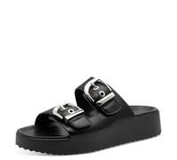 Tamaris Pantolette da donna con plantare con zeppa nero 39 EU