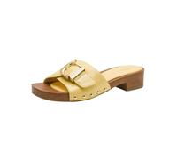 Tamaris pantolette da donna con zeppa giallo 39 EU