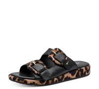 Tamaris pantolette da donna con zeppa nero 38 EU
