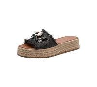 Tamaris pantolette da donna con zeppa nero 39 EU