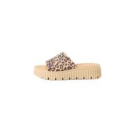 Tamaris Donna pantolette con tacco a zeppa in pelle marrone 38 EU