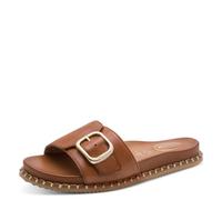 Tamaris Piattaforma da Donna Comfort Mule Flat Multiadjustable, Nappa Cognac., 41 EU