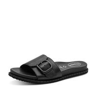 Tamaris Piattaforma da Donna Comfort Mule Flat Multiadjustable, Nappa Nera, 40 EU
