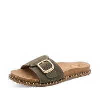 Tamaris Piattaforma Mule Flat MultiAdjustable Sage Suede, 36 EU