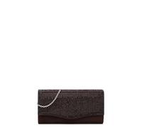 Tamaris pochette borsa a tracolla Amalia Rhinestone Clutch Brown marrone scuro