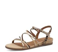 Tamaris Damen 1-28103-42, Sandali Bassi Donna, Beige, 38 EU
