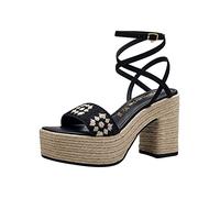 Tamaris Sandalette 1-1-28035-30, Pettine nero, 38 EU