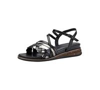 Tamaris Sandalette 1-1-28250-20, Pettine nero, 40 EU