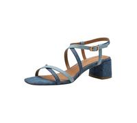 Tamaris Sandalette Damen Vegan Elegant, Denim Comb, 38 EU