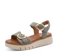 Tamaris Sandali da donna Comfort, con zeppa, multiregolabili, in pelle scamosciata, 40 EU