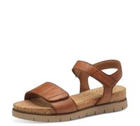 Tamaris Sandali da donna con zeppa 8-88710-42, Nappa Cognac, 38 EU
